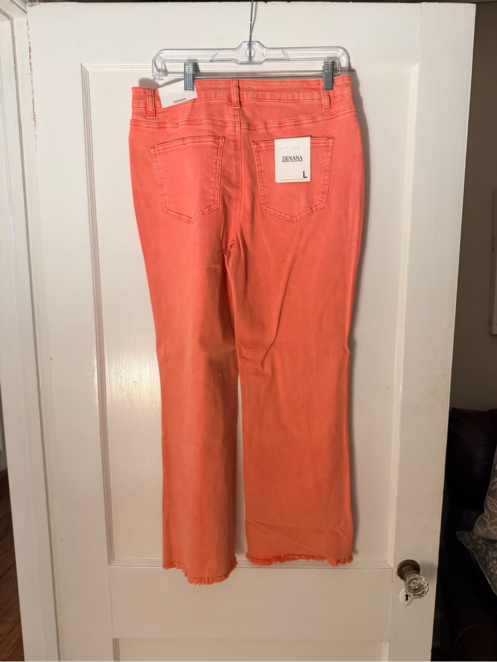 Zenana Coral Denim Jeans (L) - Picture 2 of 2